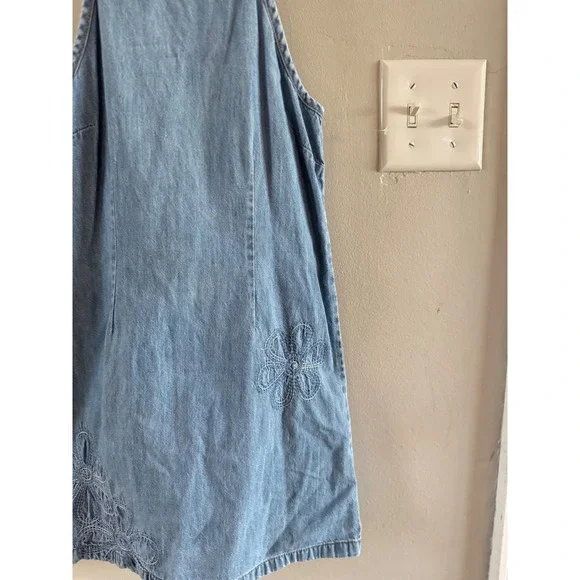 vintage girls faded glory denim dress - Picture 2 of 4